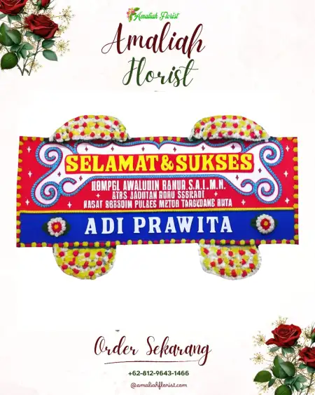 Papan Bunga Ucapan Selamat Nongme